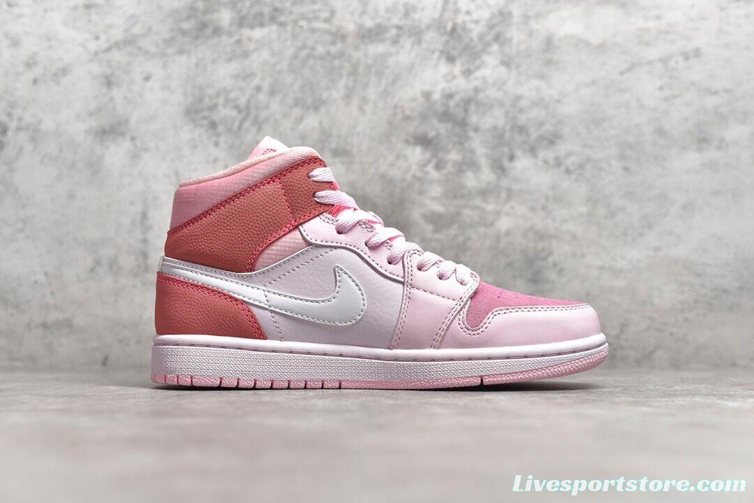 Air Jordan 1 Mid Digital Pink（woman）