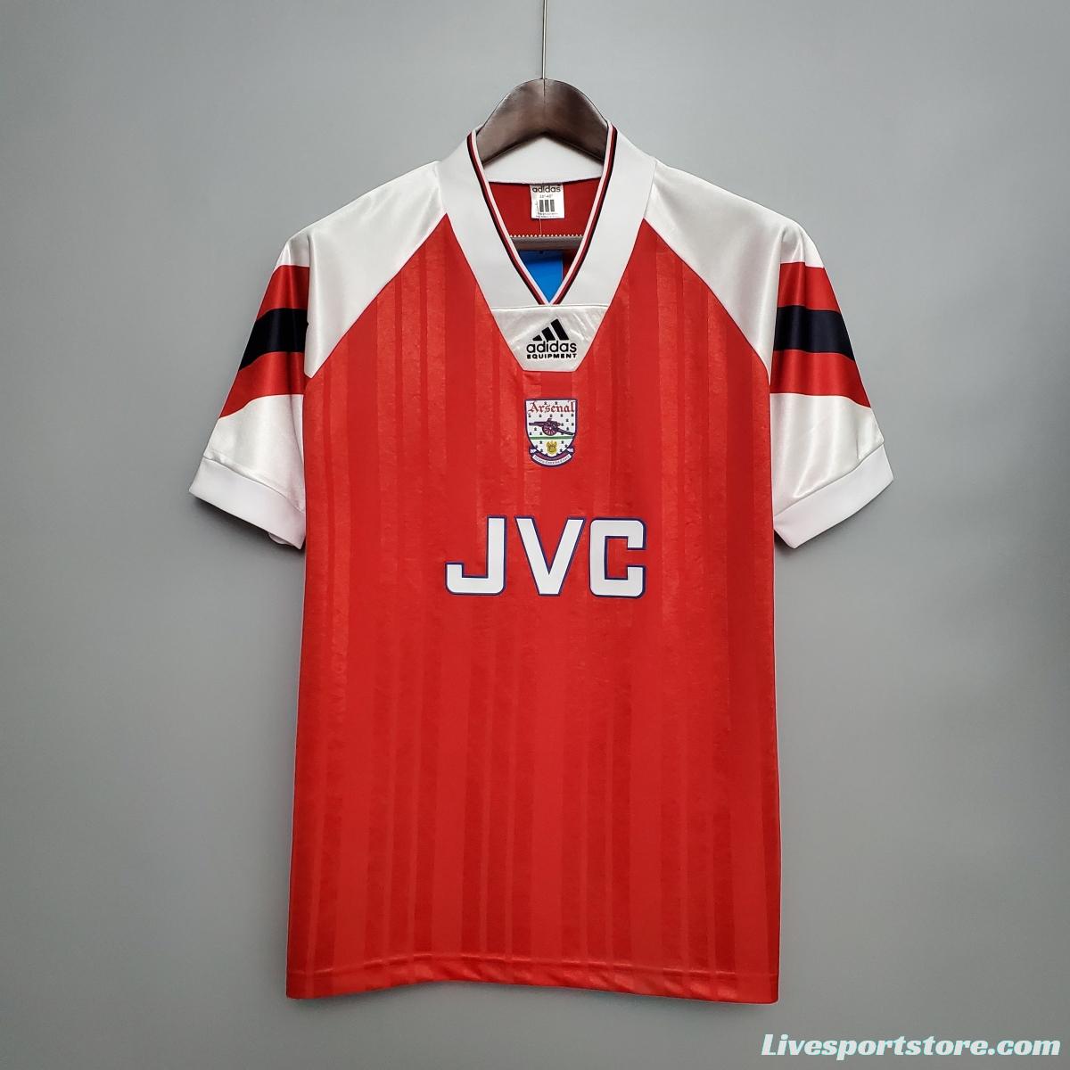 Retro Arsenal 92/93 home Soccer Jersey