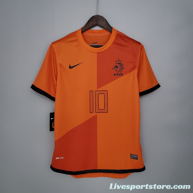 Retro Netherlands 2012 home Soccer Jersey