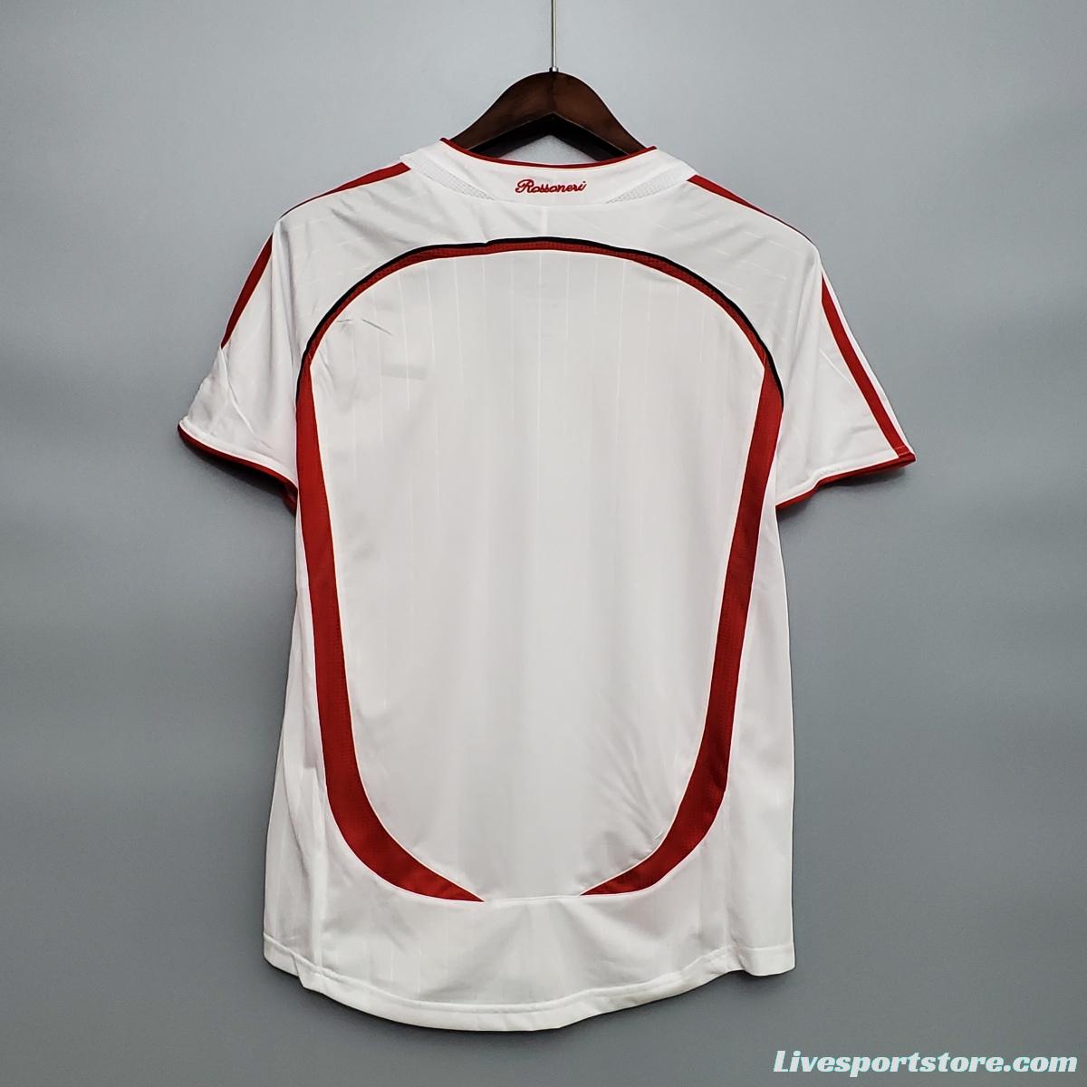 Retro AC Milan 06/07 AWAY Soccer Jersey