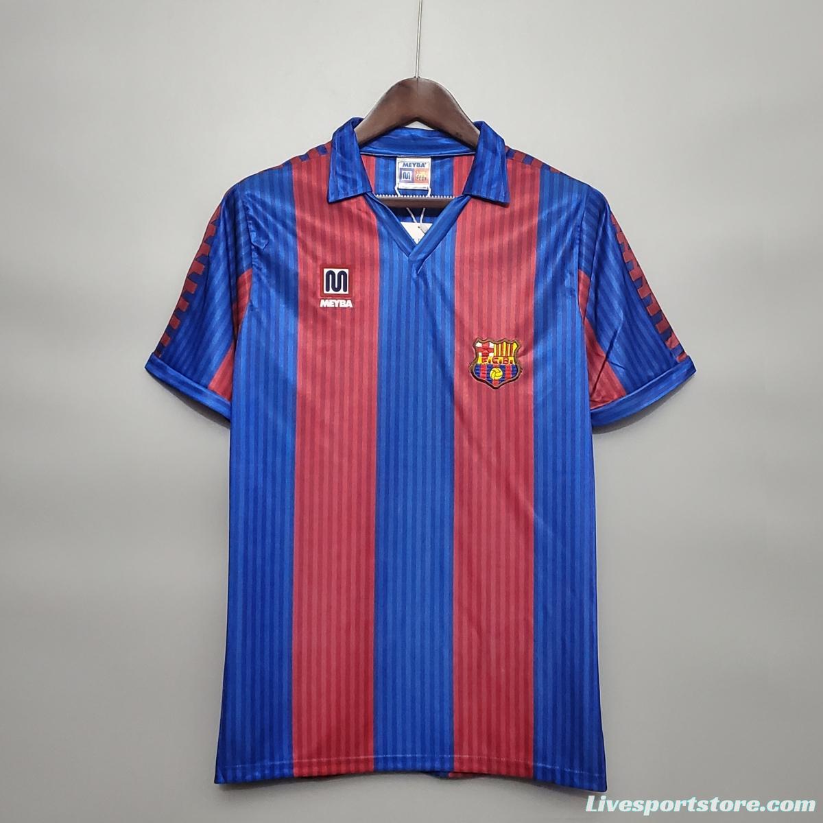 Retro Barcelona 90/91 home Soccer Jersey