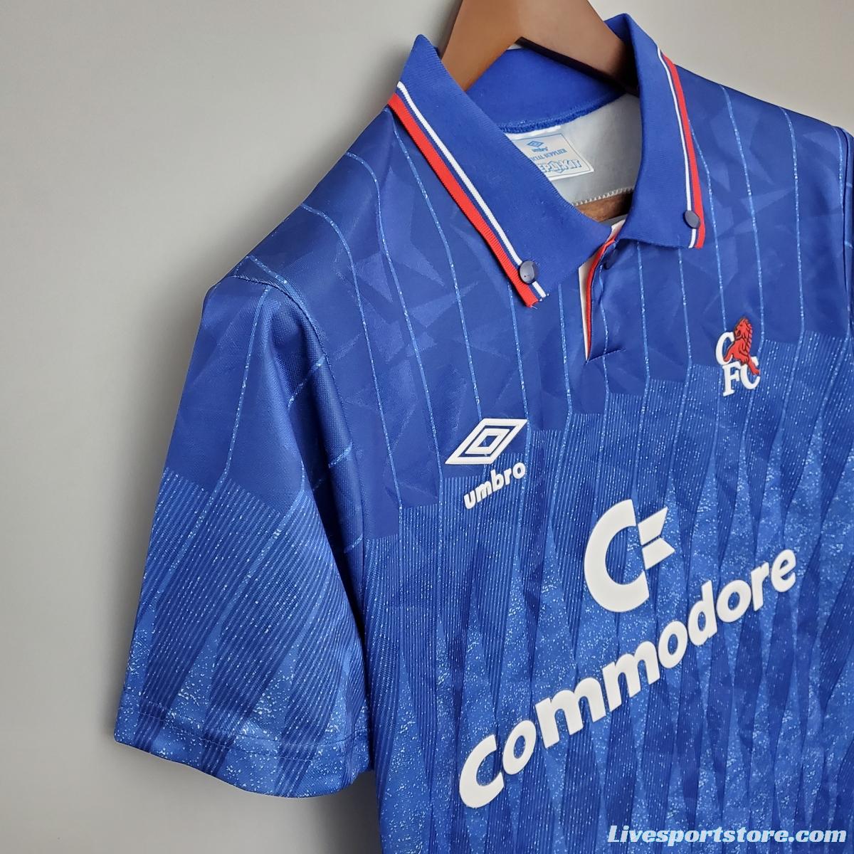 Retro Chelsea 89/91 home Soccer Jersey