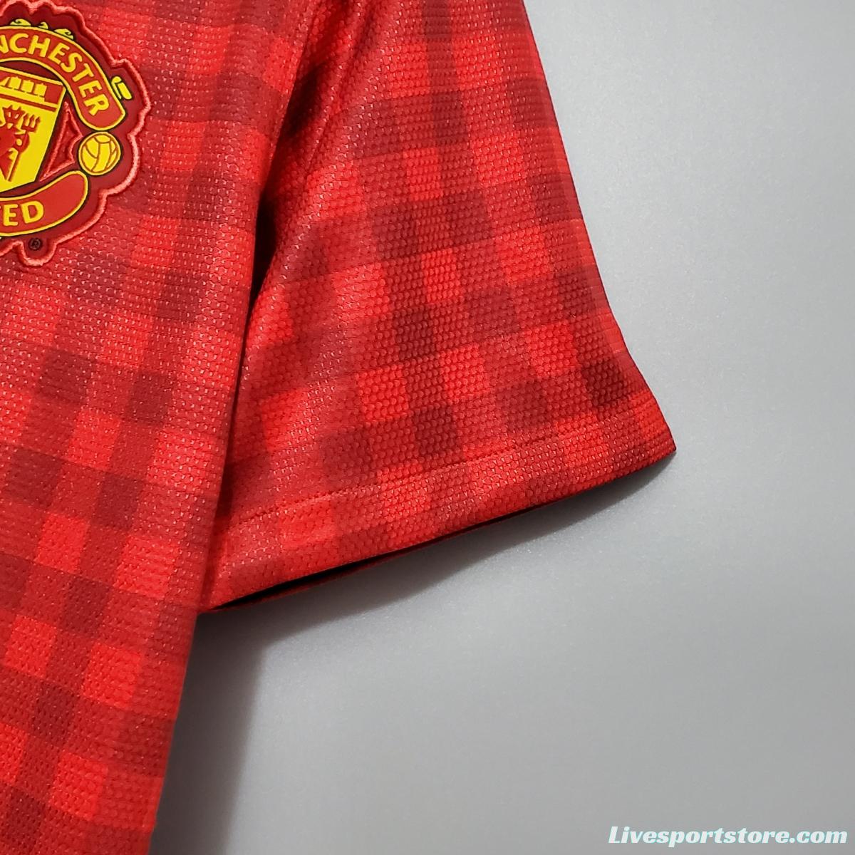 Retro 12/13 Manchester United home Soccer Jersey