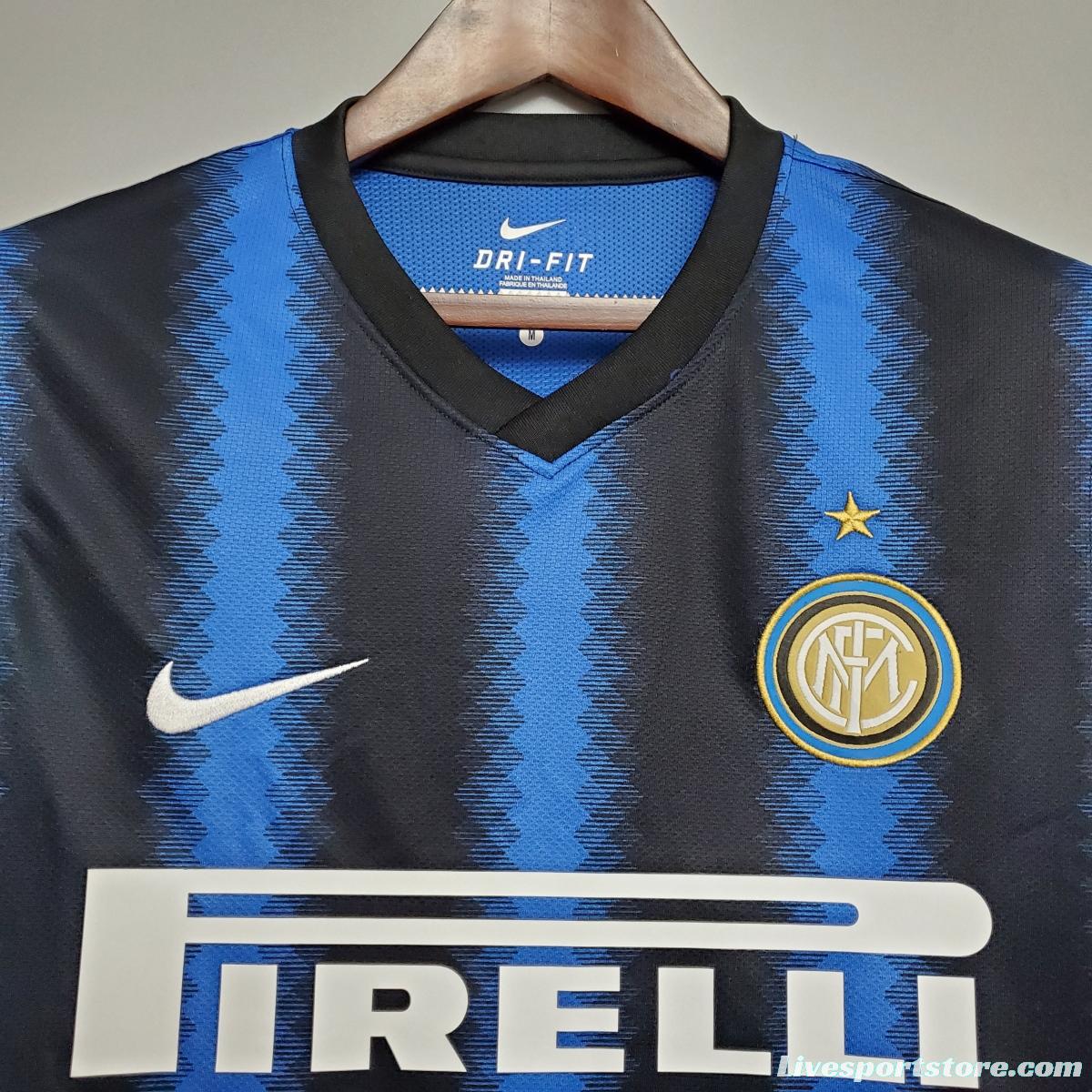 Retro 10/11 Inter Milan home Soccer Jersey