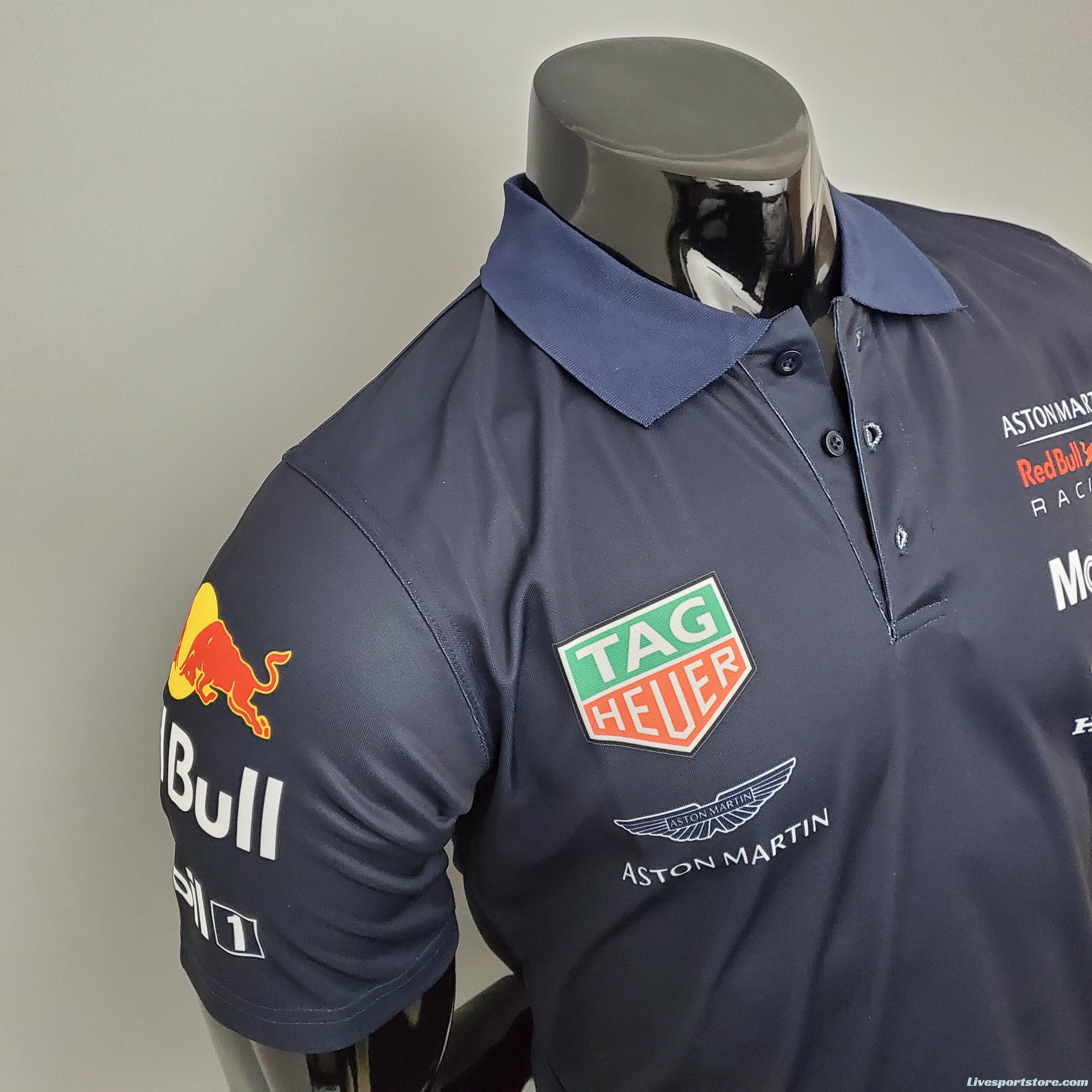 F1 Formula One; Red Bull Racing Suit; Royal Blue s-5xl