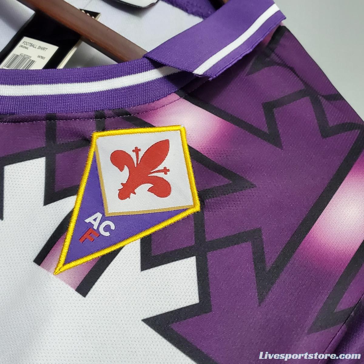 Retro 92/93 Fiorentina away Soccer Jersey