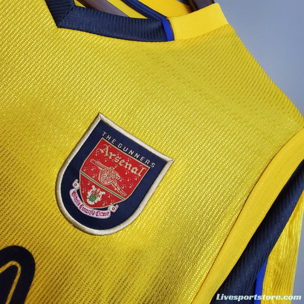 Retro Arsenal 99/00 away Soccer Jersey