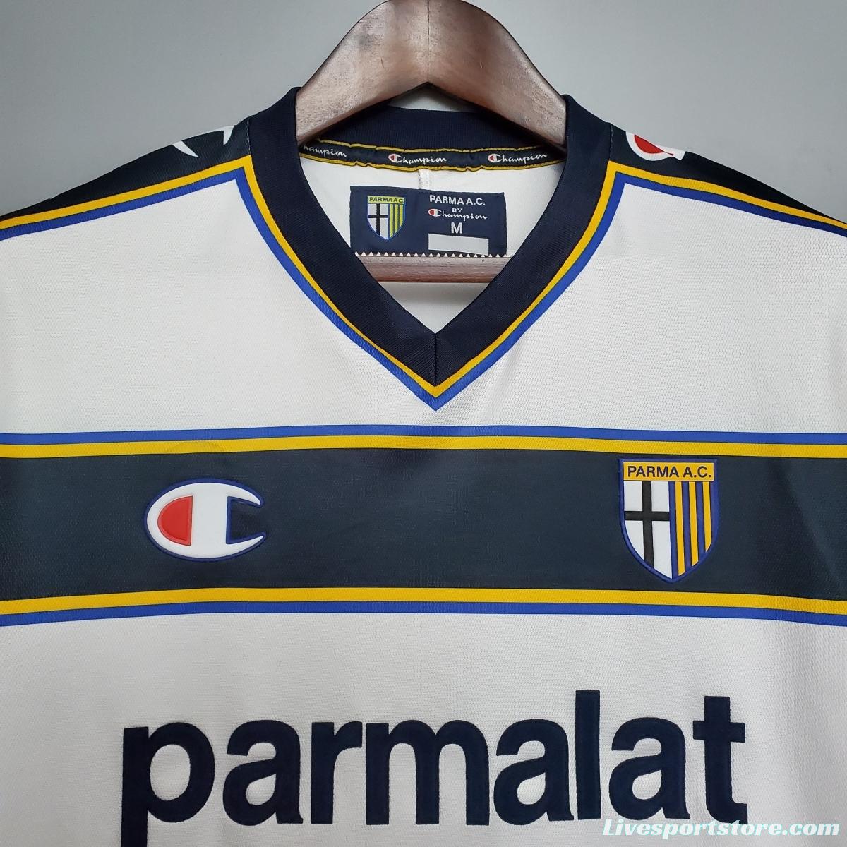 Retro Parma 02/03 away Soccer Jersey