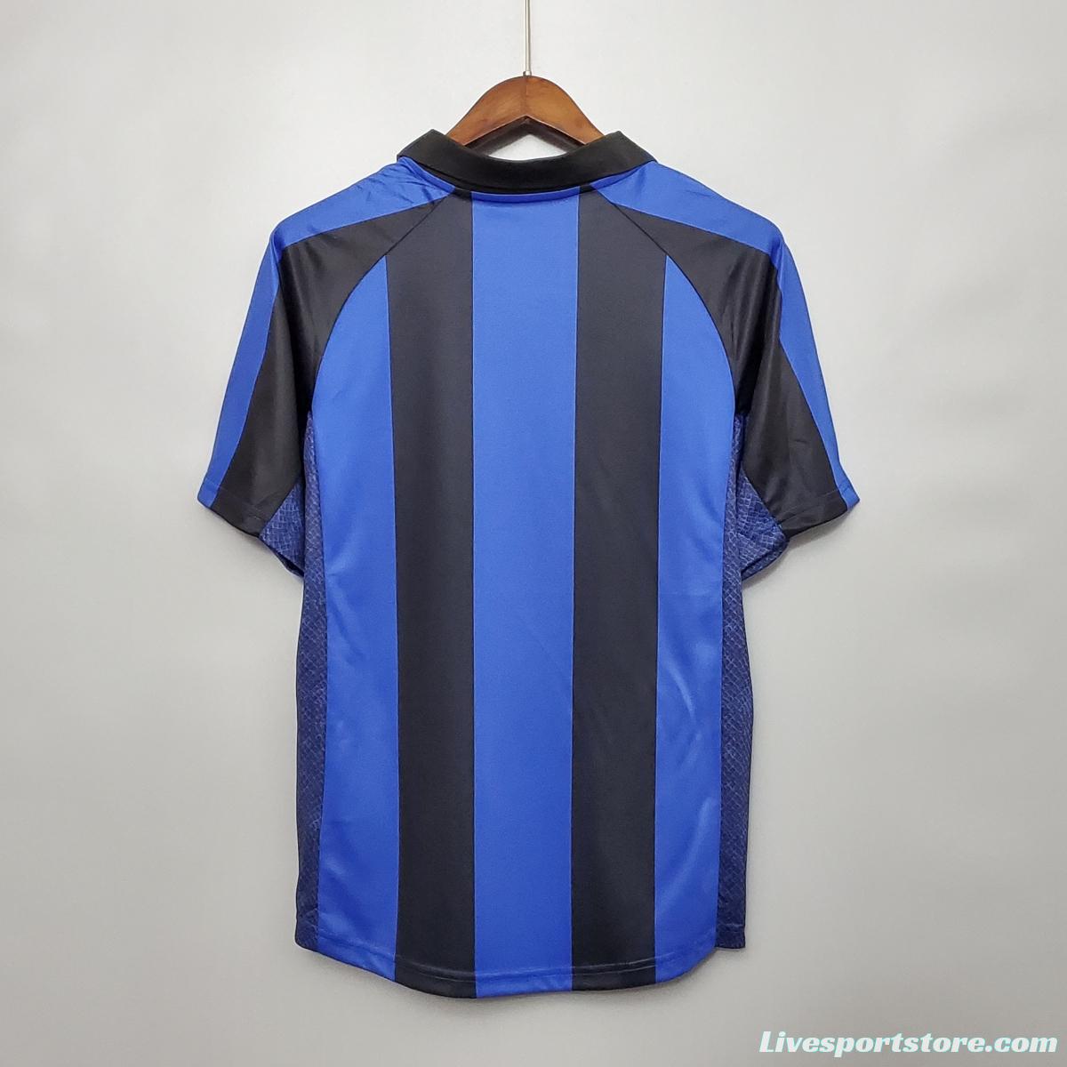 Retro 01/02 Inter Milan home Soccer Jersey