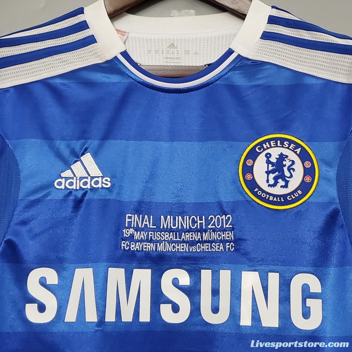 Retro 2012 Chelsea Champions League version home Soccer Jersey