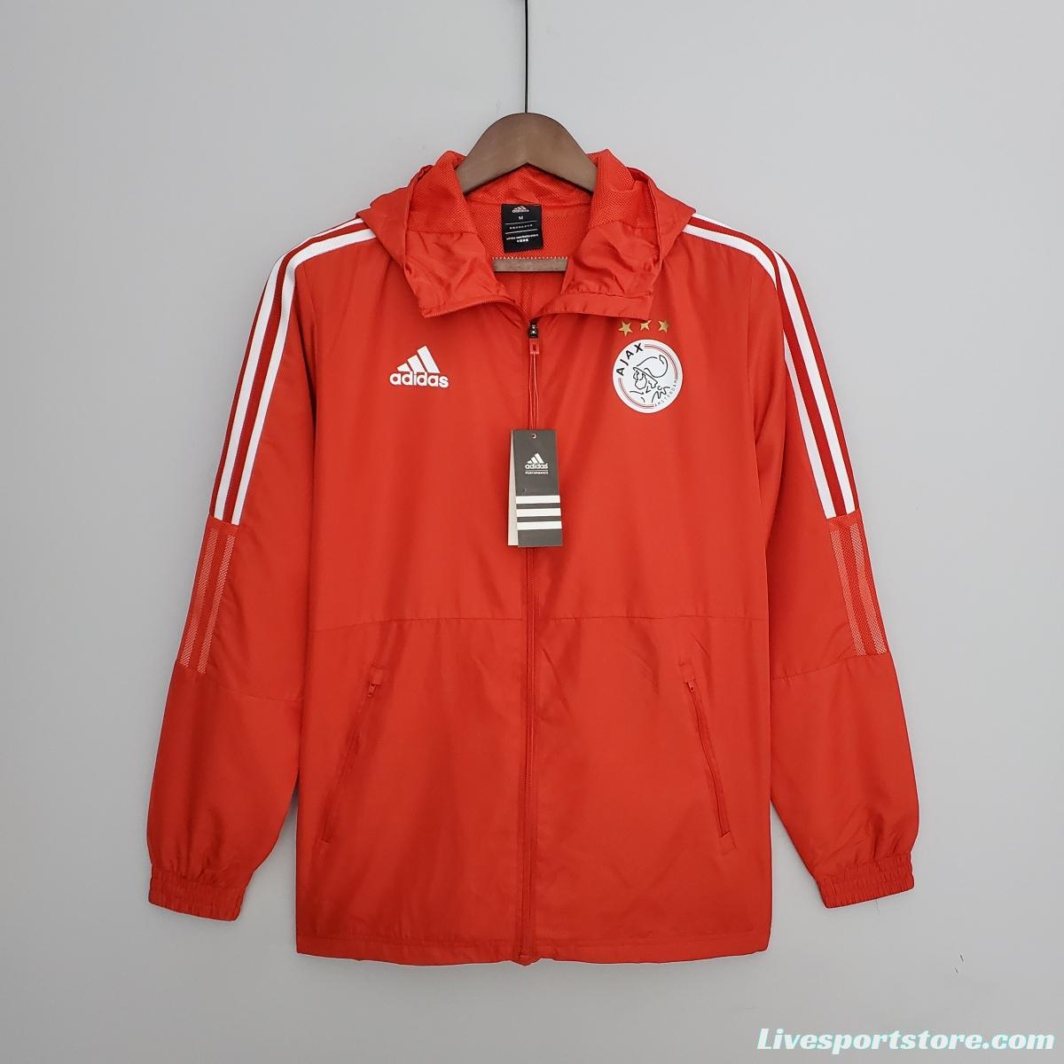 2022 Ajax Windbreaker Red