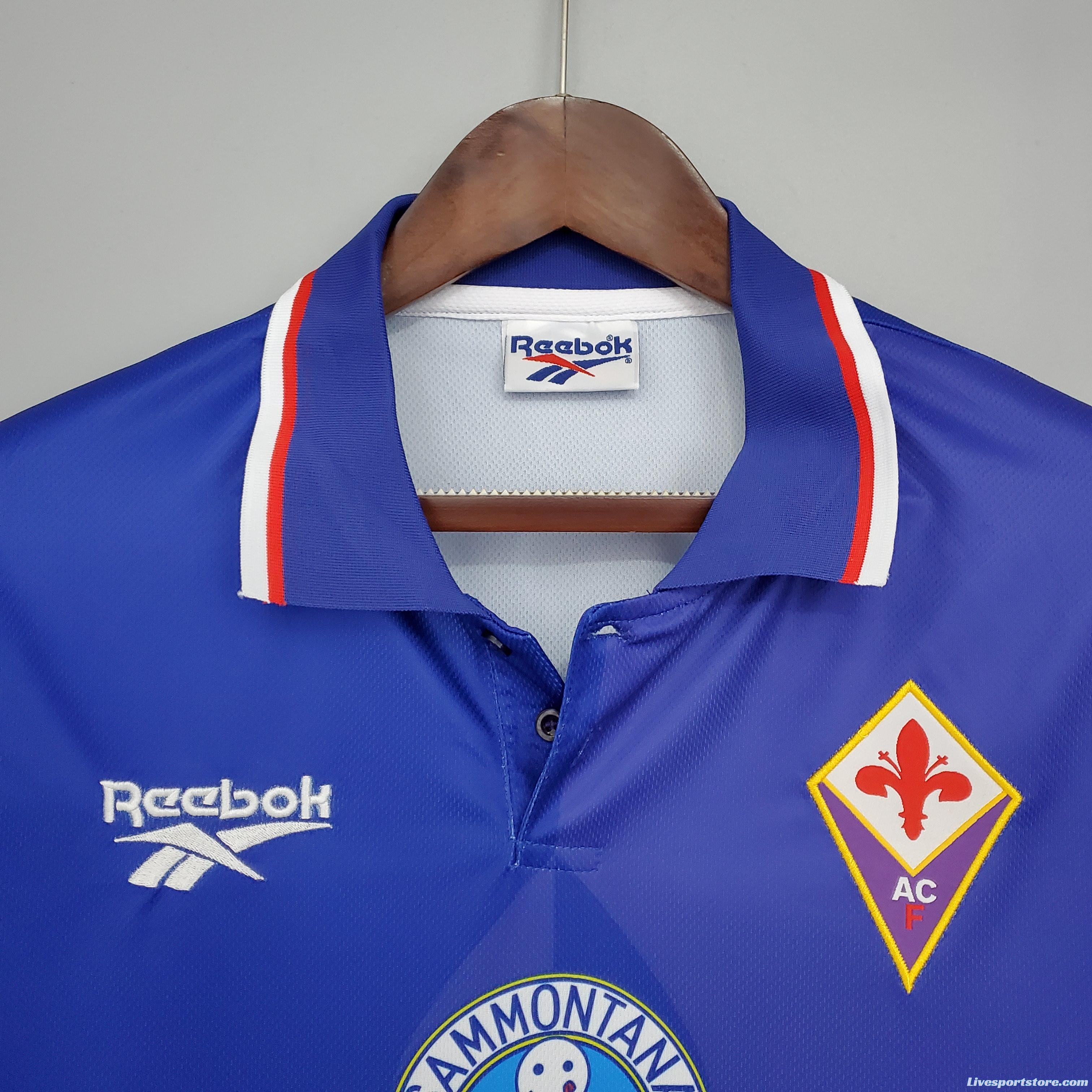 Retro Fiorentina 95/96 home Soccer Jersey