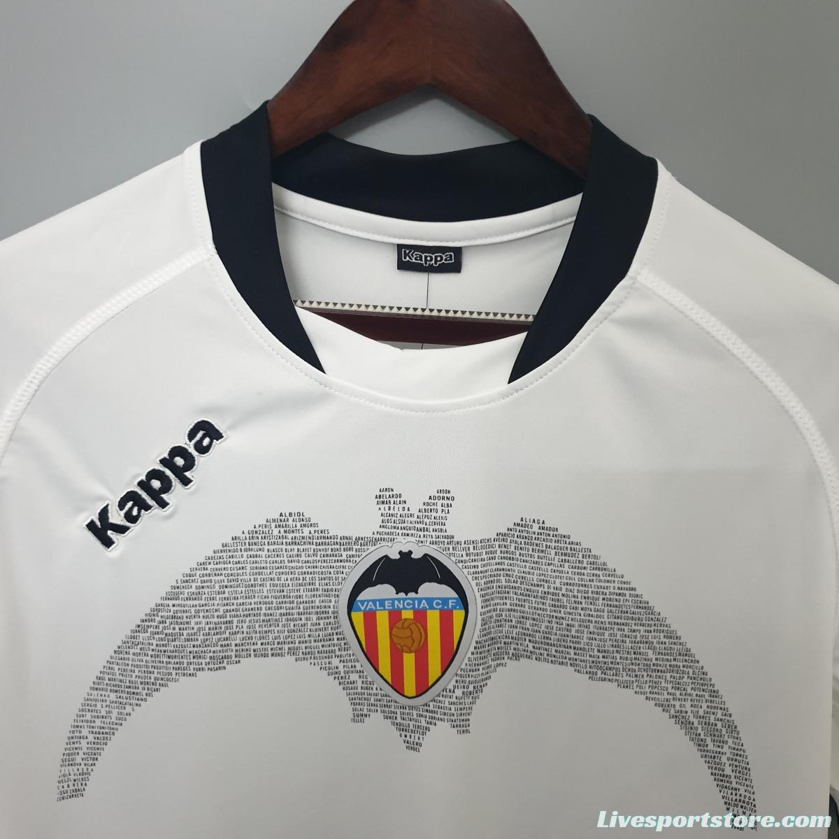 retro shirt Valencia 09/10 home Soccer Jersey