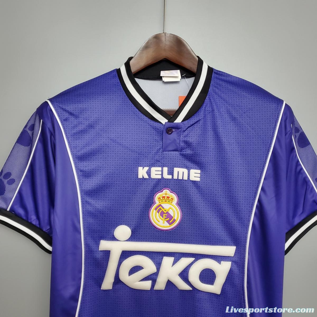 Retro Real Madrid 97/98 away Soccer Jersey