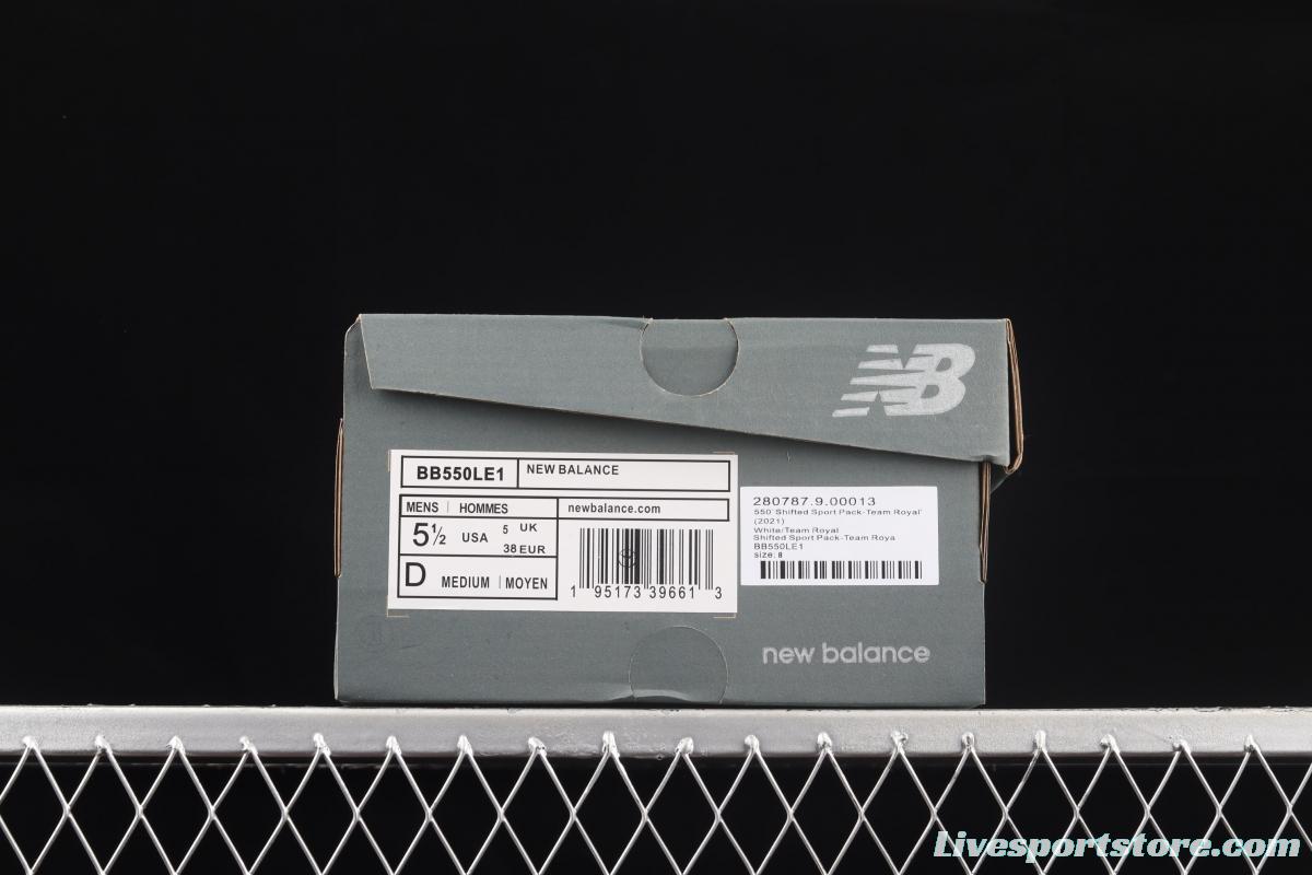 New Balance BB550 series new balanced leather neutral casual running shoes BB550LE1