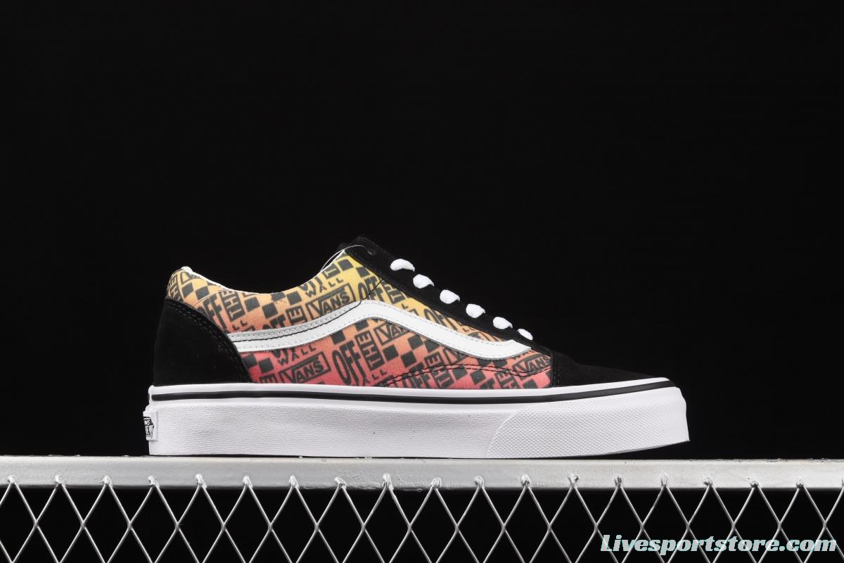 Vans Old Skool gradient color matching series low-top casual board shoes VN0A4U3B2N5