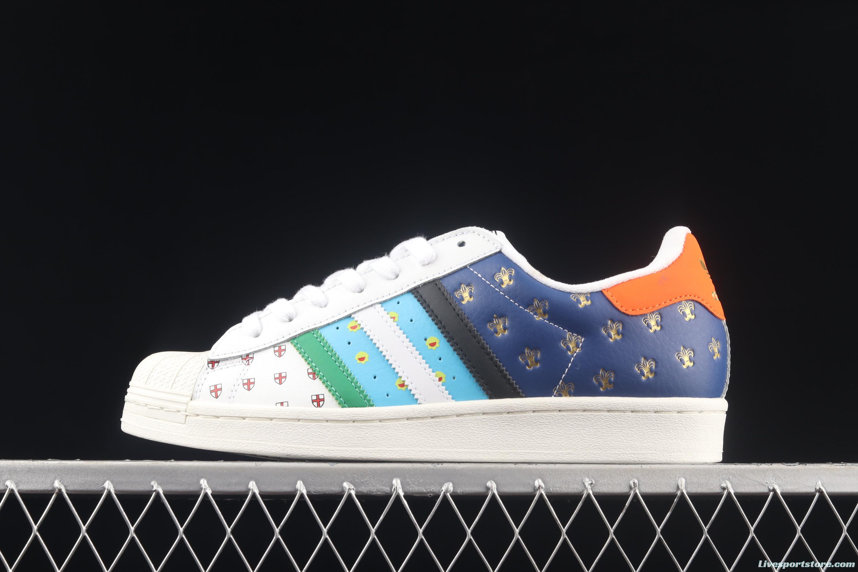 Adidas Originals Superstar FX7175 50th Anniversary Limited City Series Shell head Leisure Board shoes