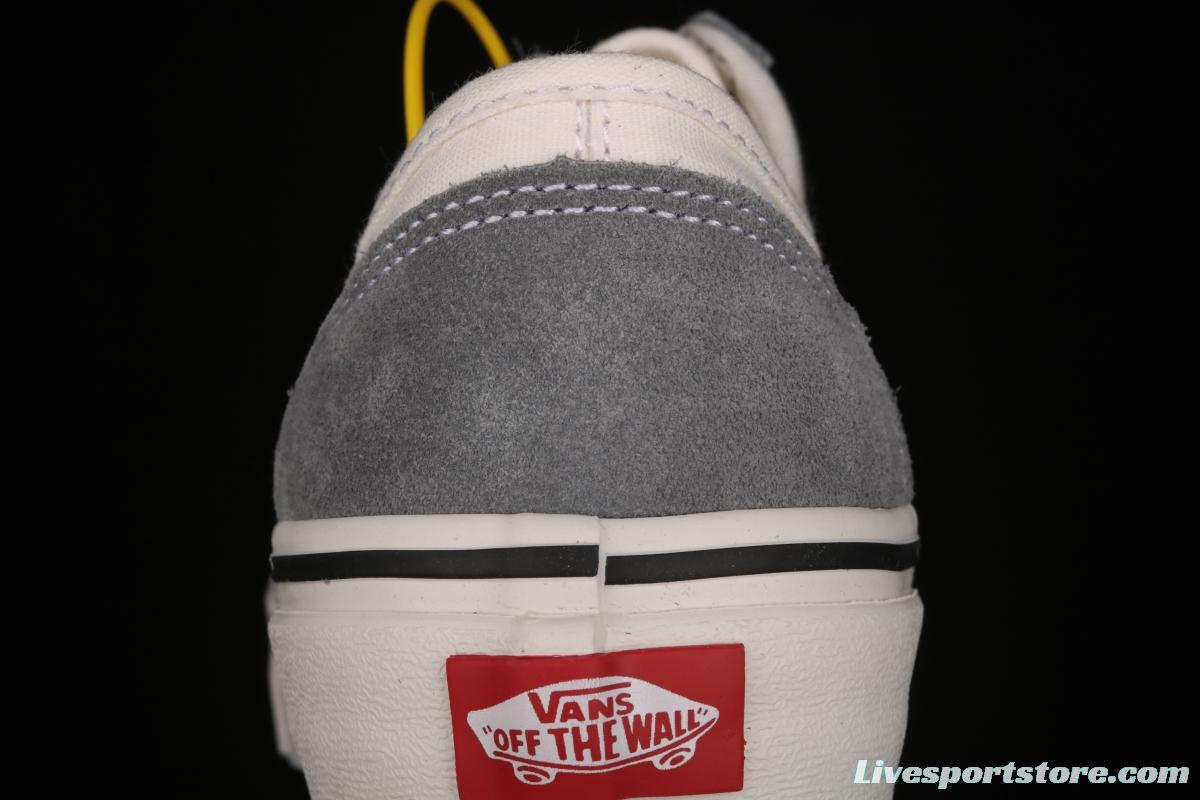 Vans Style 36 million half-moon head gray Oreo low-top canvas board shoes VN0A4BVAK11