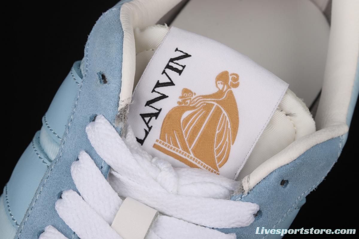 Lanvin Bumper French classic luxury brand Langfan retro leisure sneakers