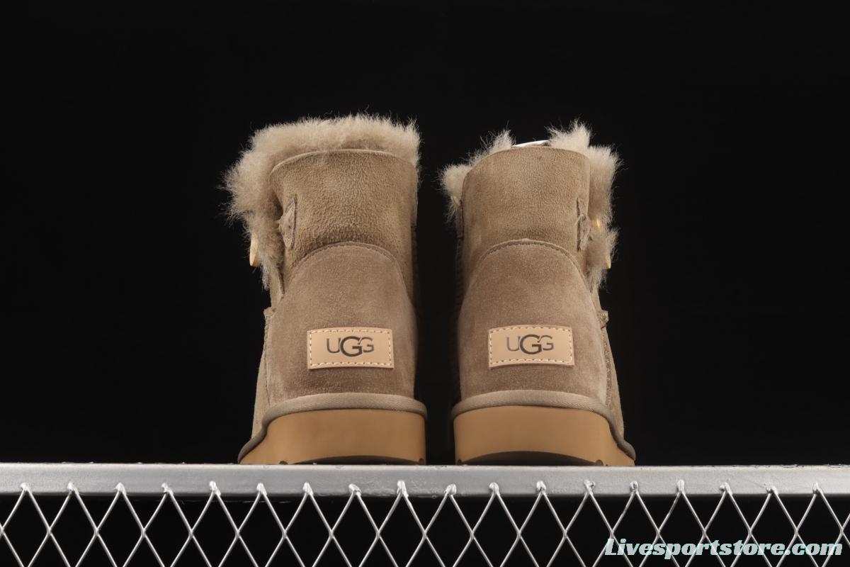 UGG Mini Bailey Button II wooden buckle help outdoor snow boots 1016422