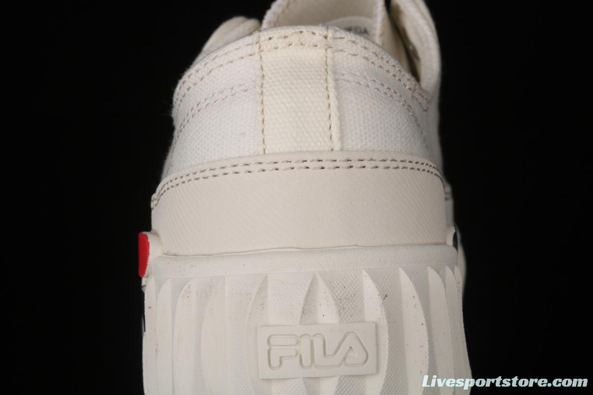 FILA 2021 new thick bottom biscuit small white shoes F12W124342FGA