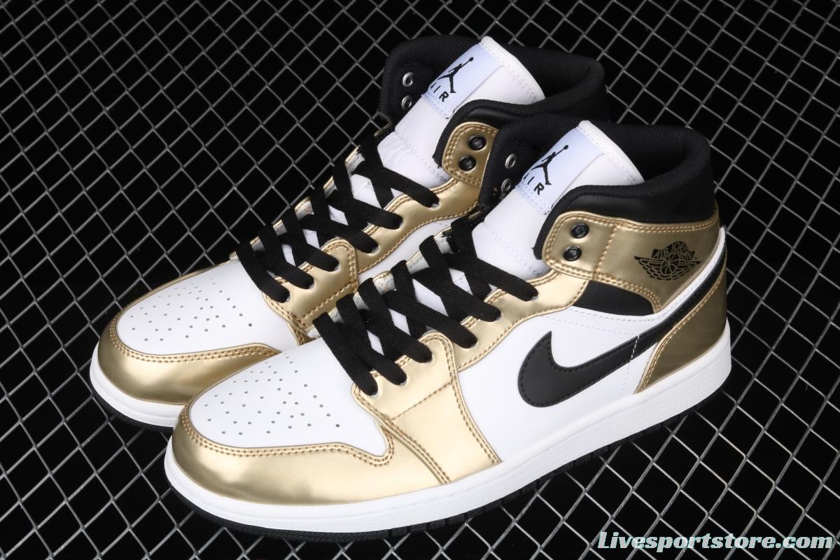 Air Jordan 1 Mid liquid gold DC1419-700