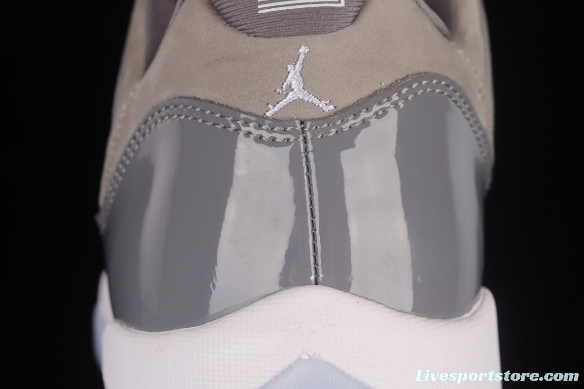 Air Jordan 11 Low Cool Grey 1 1 Cool Grey Real Carbon 528895-003