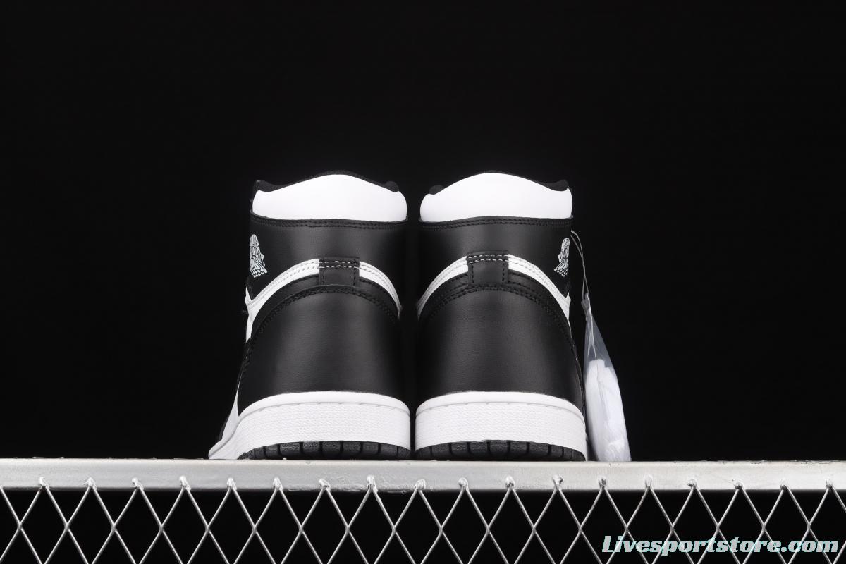 Air Jordan 1 High high band white and black 555088-010