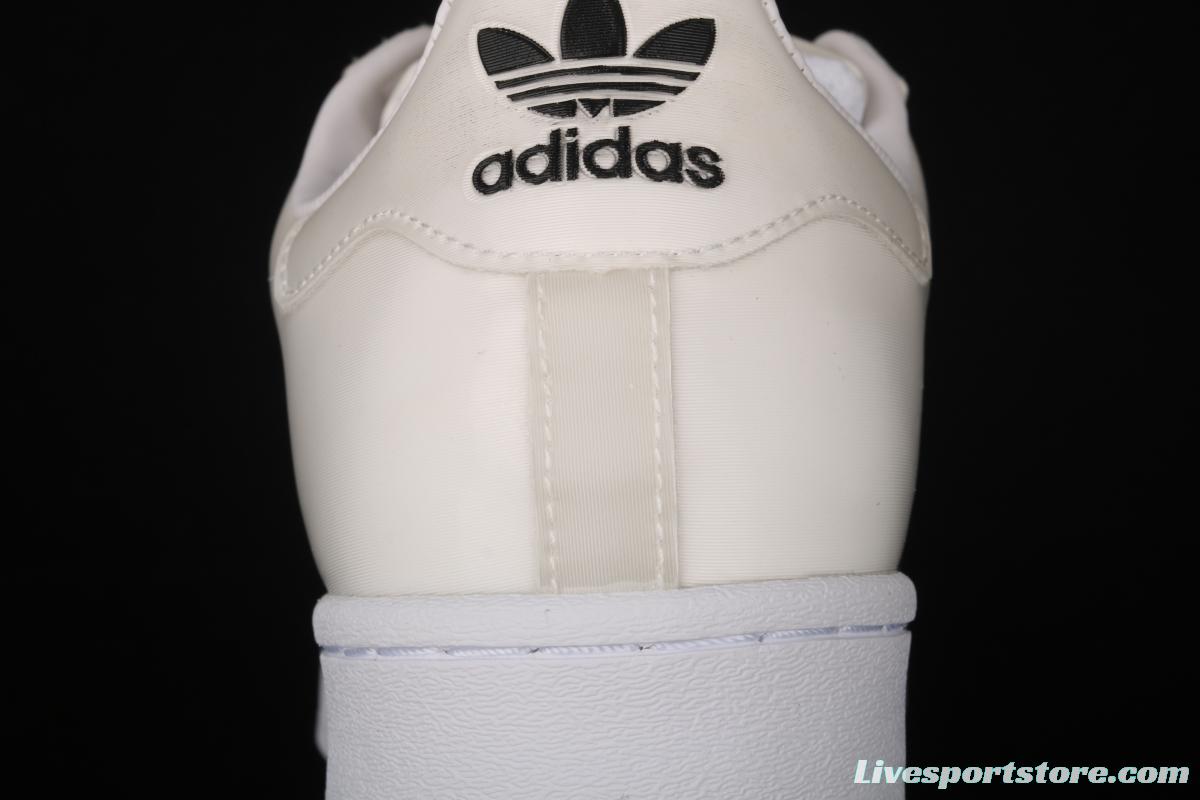 Adidas SuperStar FX7781 shell head clover 50th anniversary dazzle laser Korean version leisure couple board shoes