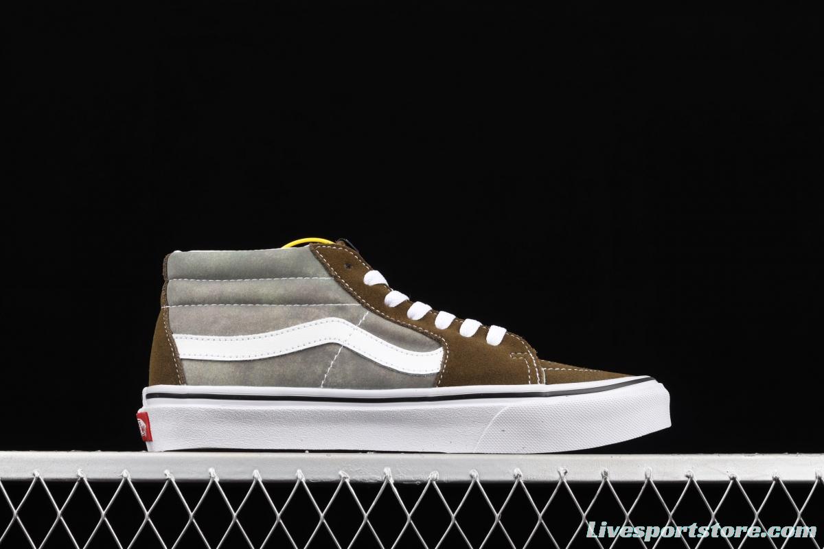 Vans Sk8-Mid Vance classic suede stitching medium-top casual board shoes VN0A3WM324T