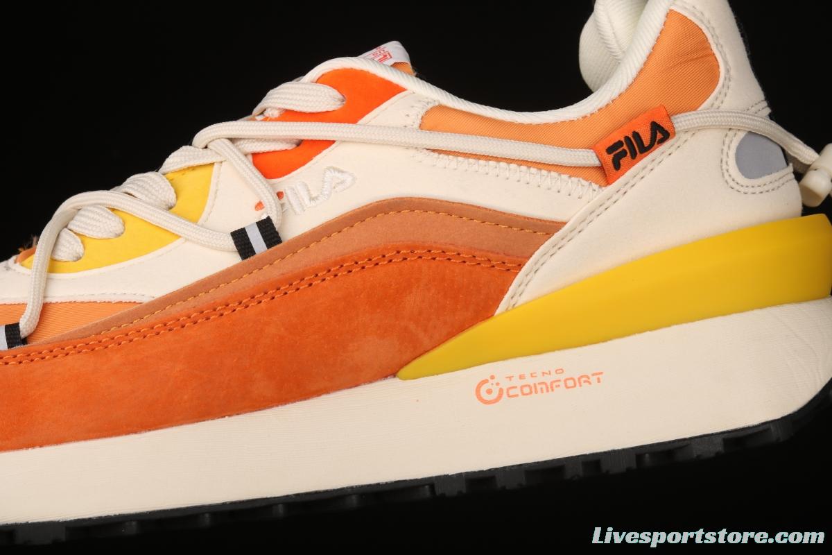 Fila Jogger spring and summer style orange soda hit color couple sports shoes T12W111108FGA