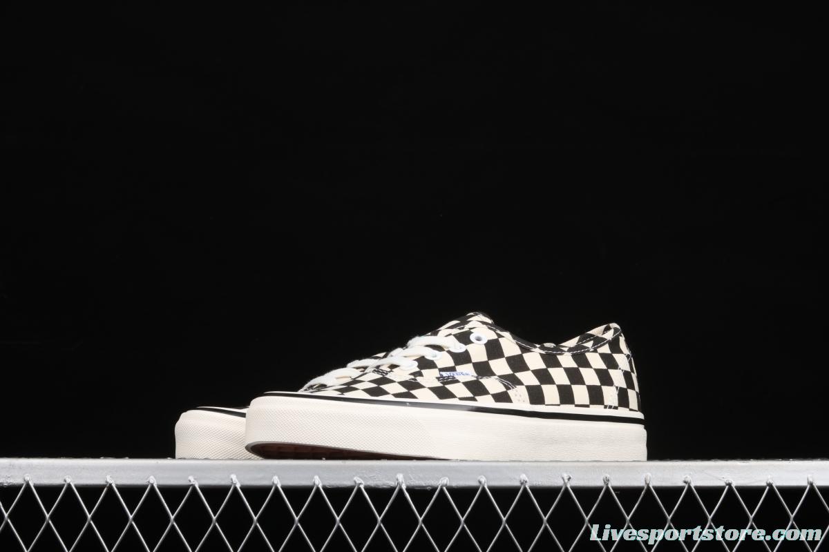 Vans Old Skool Anaheim blue standard four-hole low-side checkerboard vulcanized casual shoes VN0A38ENOAK