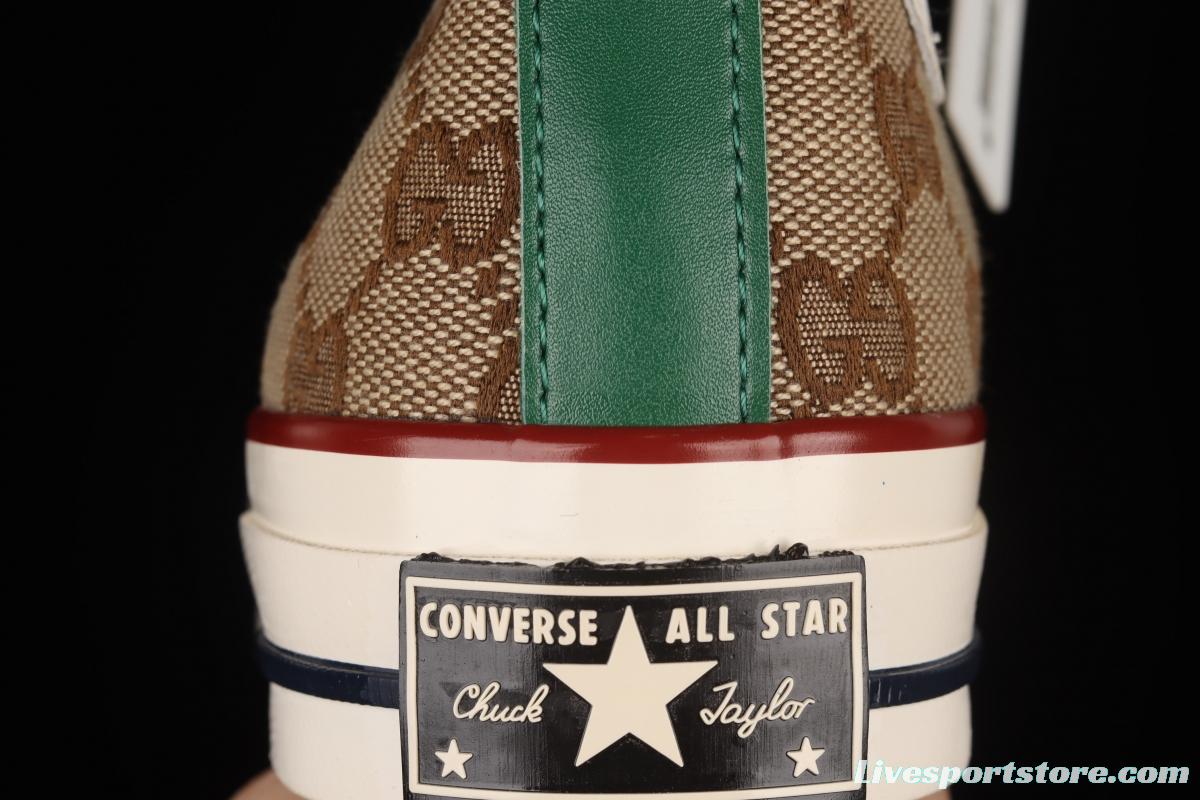 Remake Con Gucci x Converse Converse Trend High Top Casual Sneakers 169769C