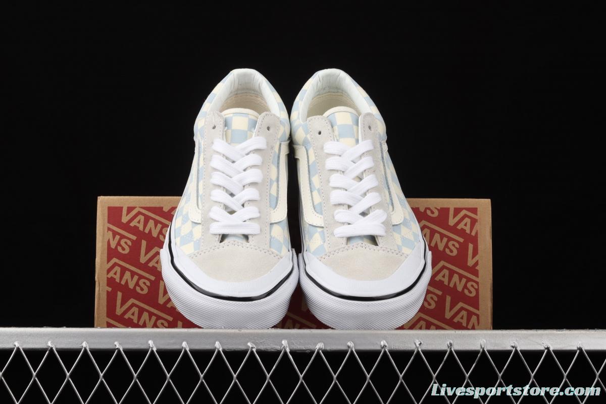 Vans Style 36 Decon SF Vance blue-gray half-moon Baotou vulcanized canvas shoes VN0A3MVLK0A