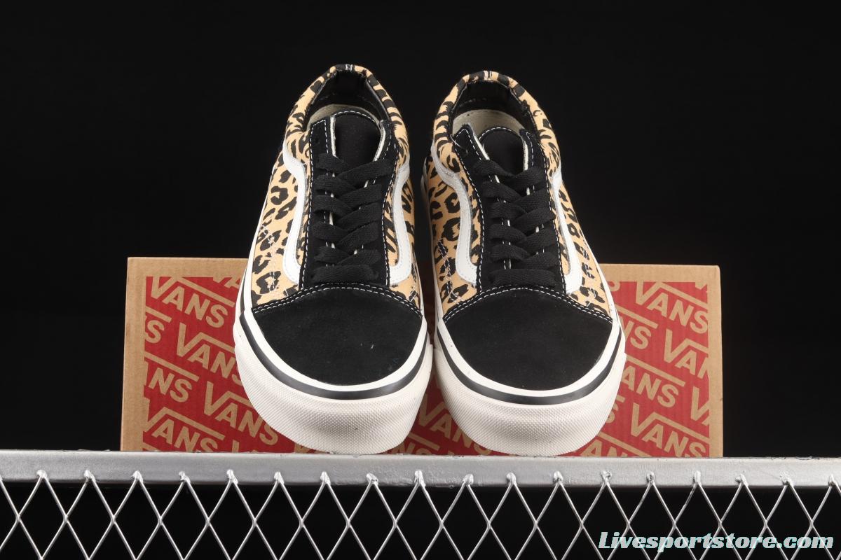 Vans Anahiem Factory Skool 36 DX Anaheim new leopard print low-top shoes VN0A54F39GI