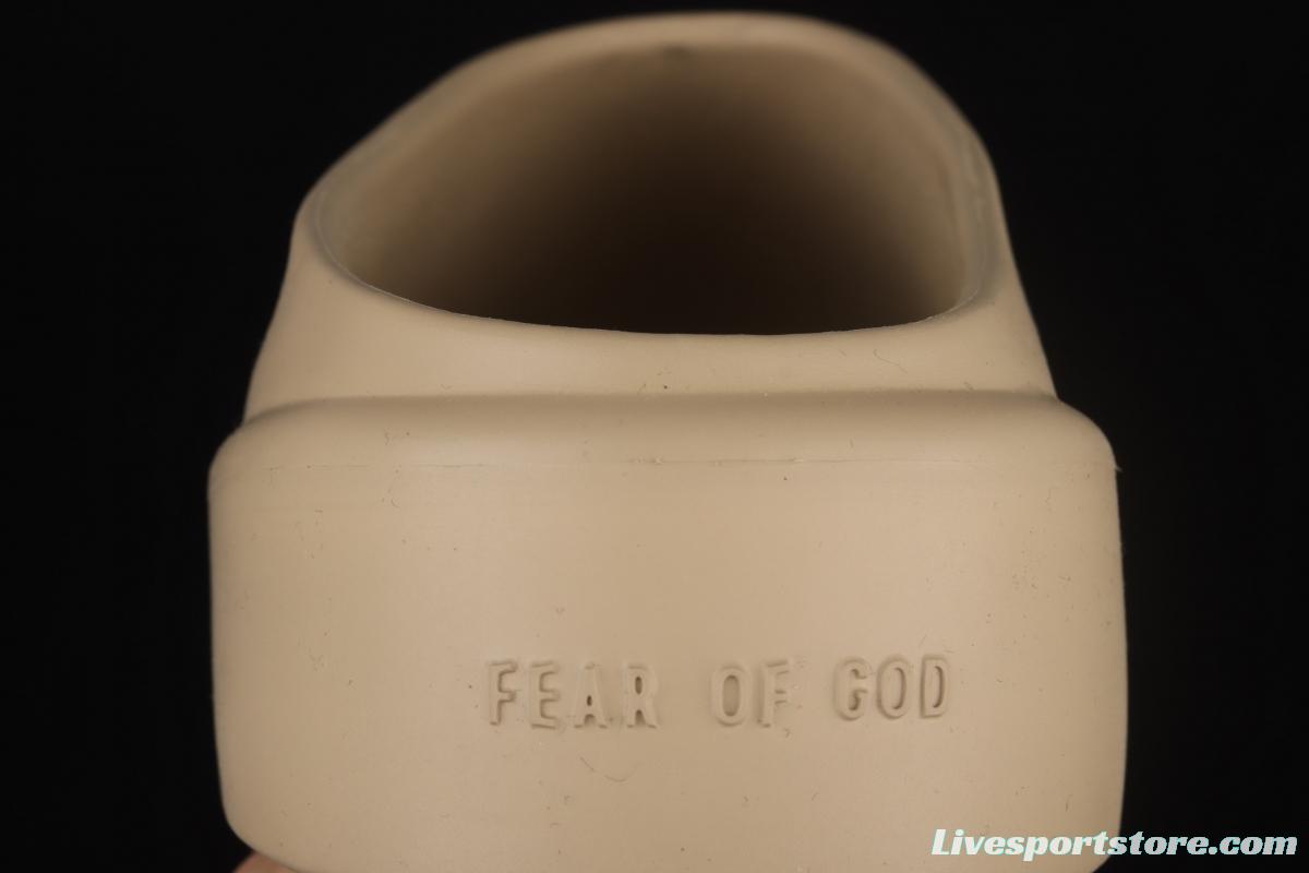 Fear of God 7th The California oatmeal shoes without back cover FG80-100EVA Oat