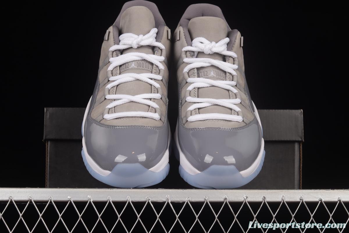 Air Jordan 11 Low Cool Grey 1 1 Cool Grey Real Carbon 528895-003