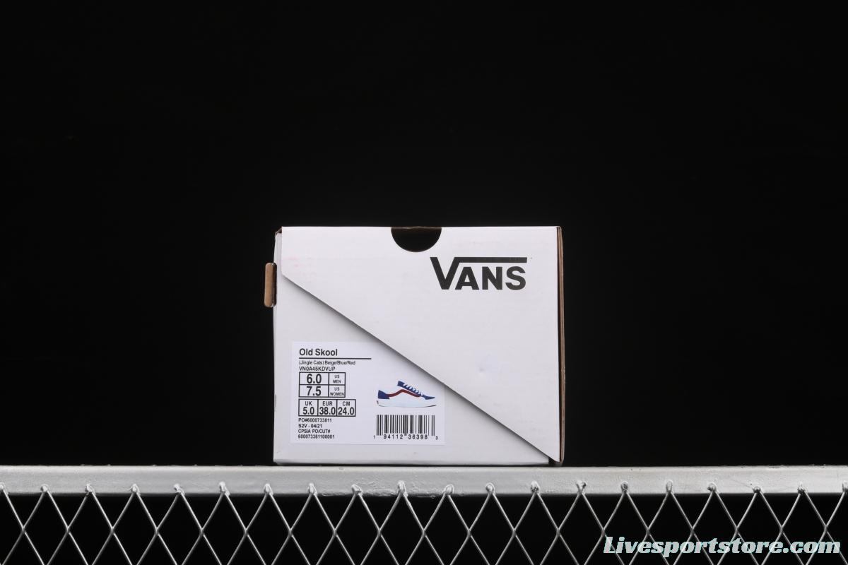 Doraemon x Vans jointly ordered DIY limited edition low upper shoes VN0A45KDVUP