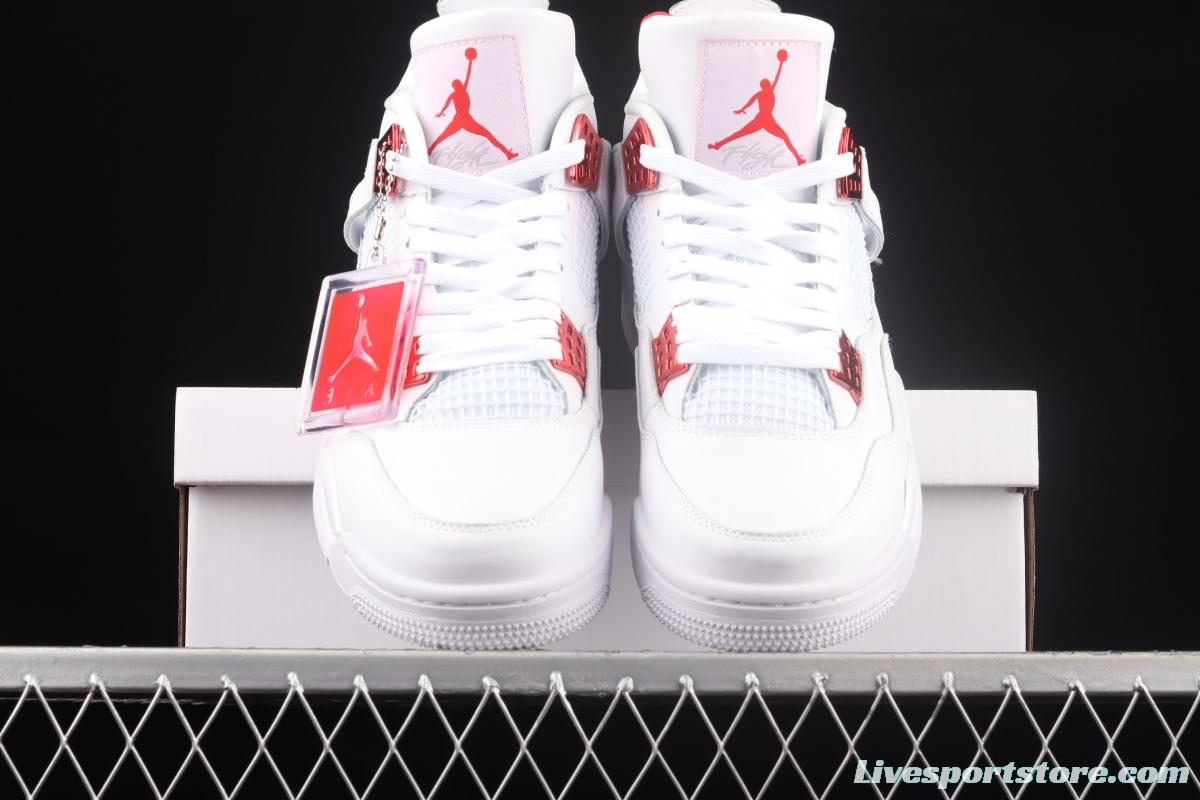 Air Jordan 4 Red Metallic White and Red CT8527-112