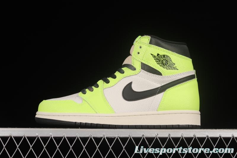 Air Jordan 1 High OG Volt Fluorescent Green 555088-702