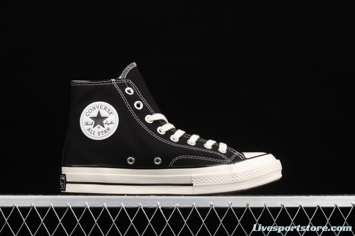 Converse Chuck Taylor All Star Seek Peace Hi Star Classic High Top Series Leisure Vulcanized Board shoes 162050C