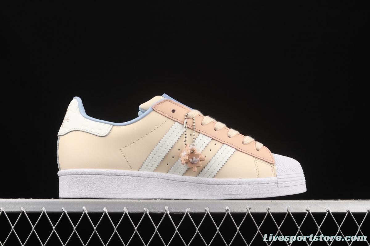 Adidas Superstar GZ3414 shell head classic leisure board shoes