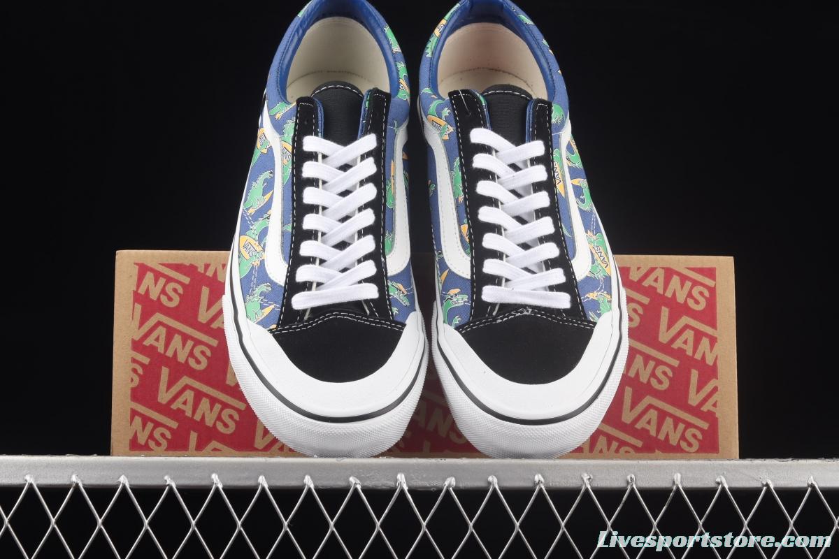 Vans Style 36 SF Klein blue dinosaur half-moon Baotou low-top casual board shoes VN0A6WKT6QT