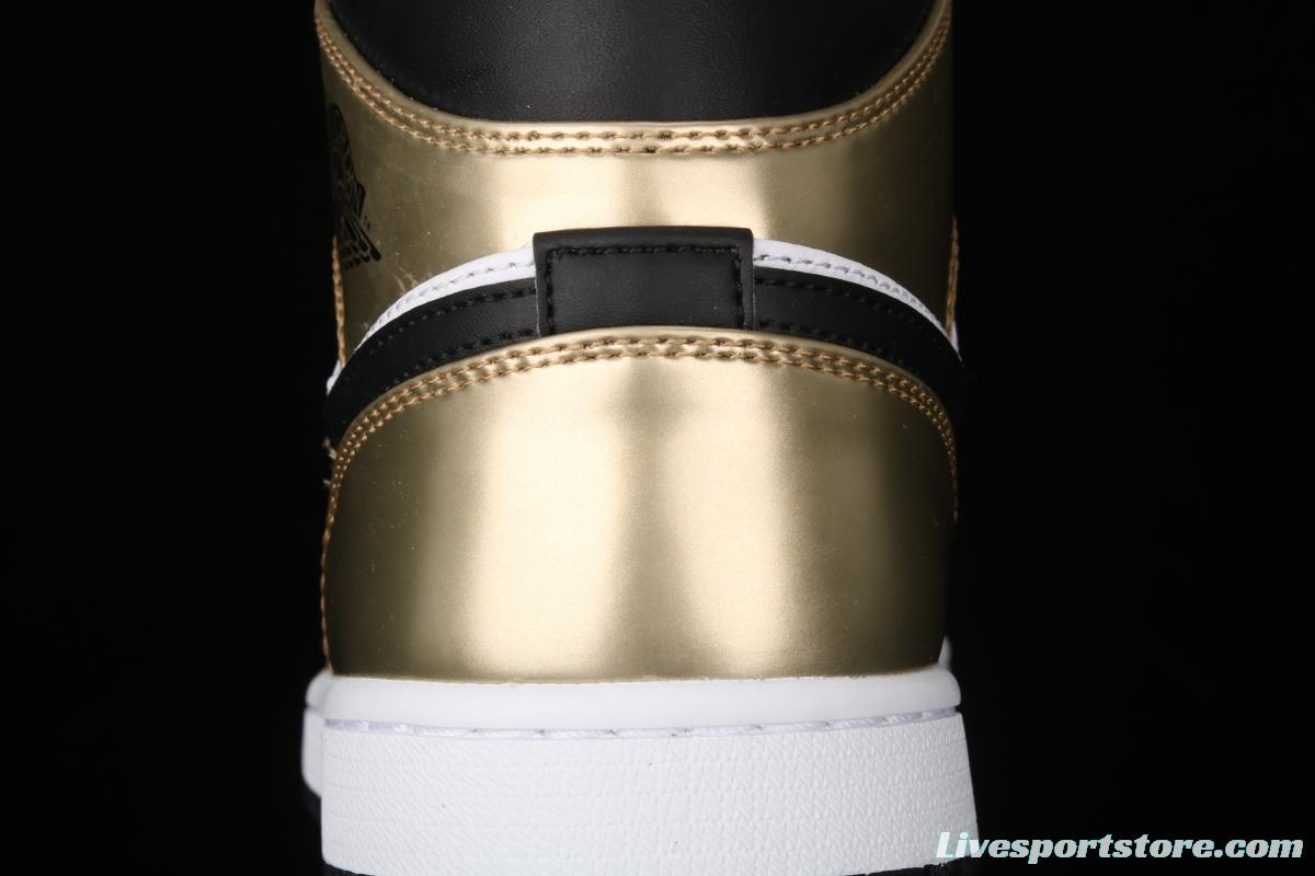 Air Jordan 1 Mid liquid gold DC1419-700