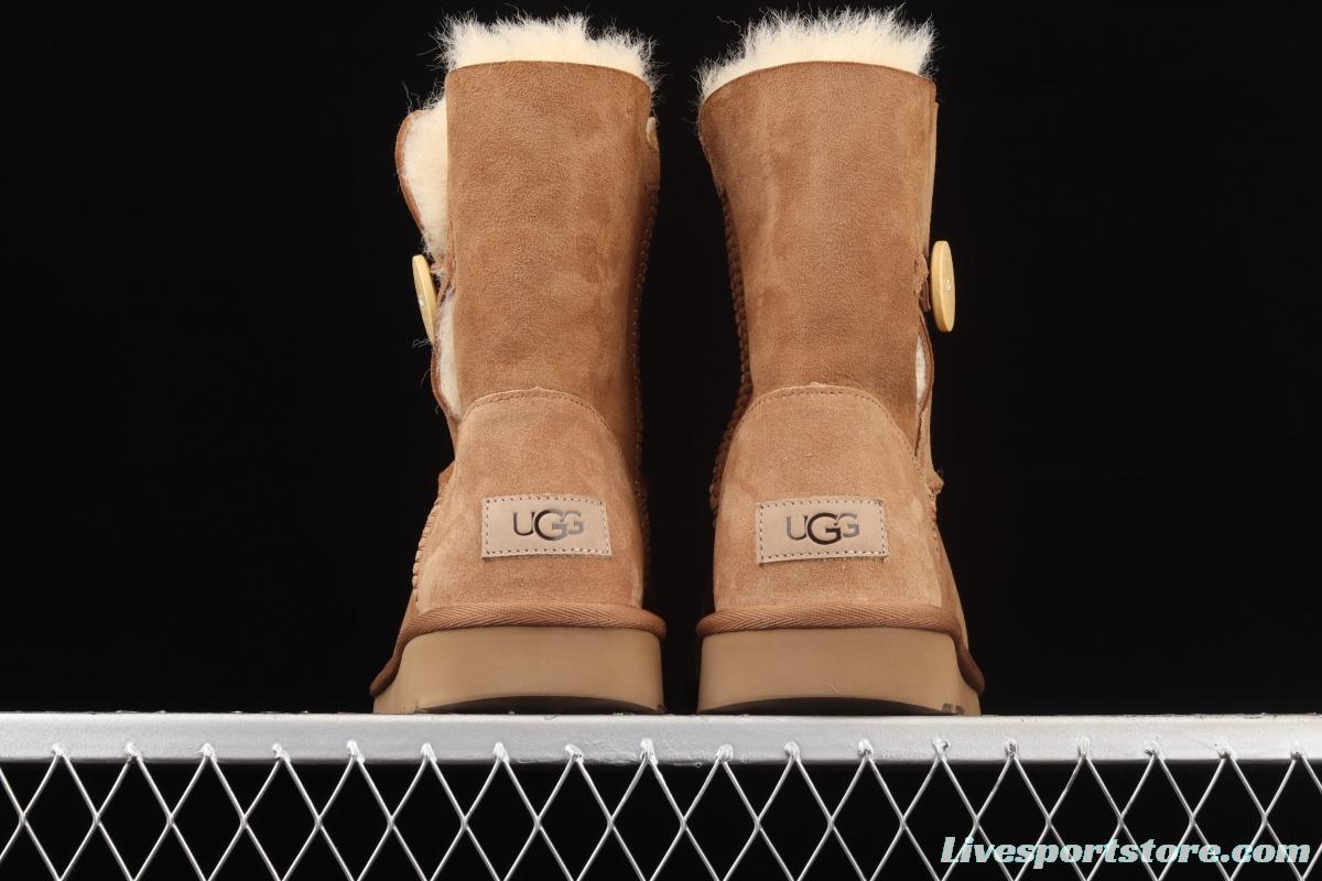 UGG classic button series sheepskin integrated snow boots 1016226