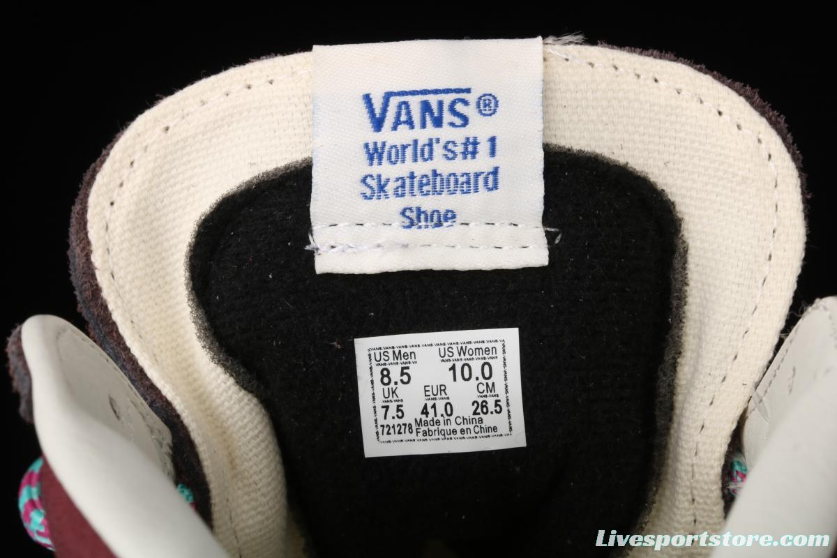 Vans Vault OG SK8-Hi Lx Vansky top casual board shoes VN0A4BVBTIX