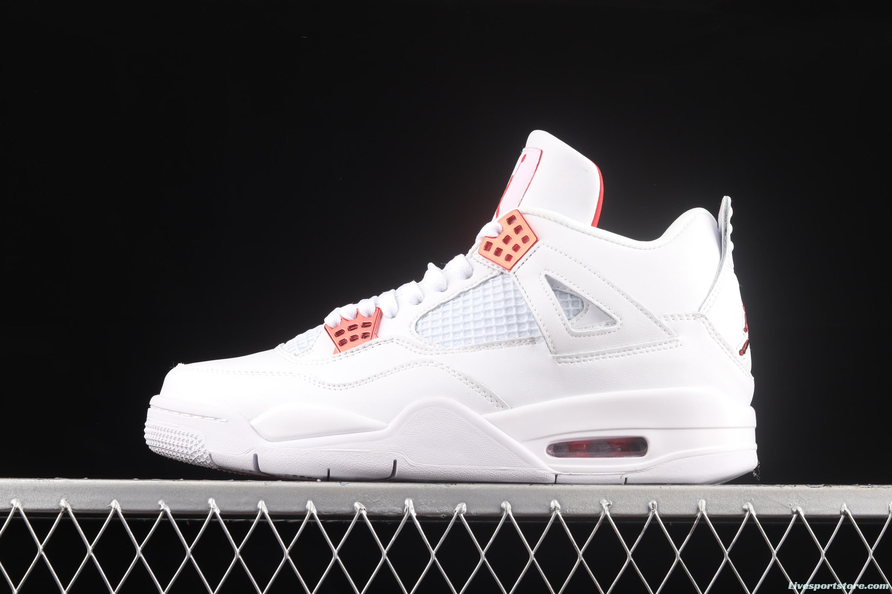 Air Jordan 4 Red Metallic White and Red CT8527-112