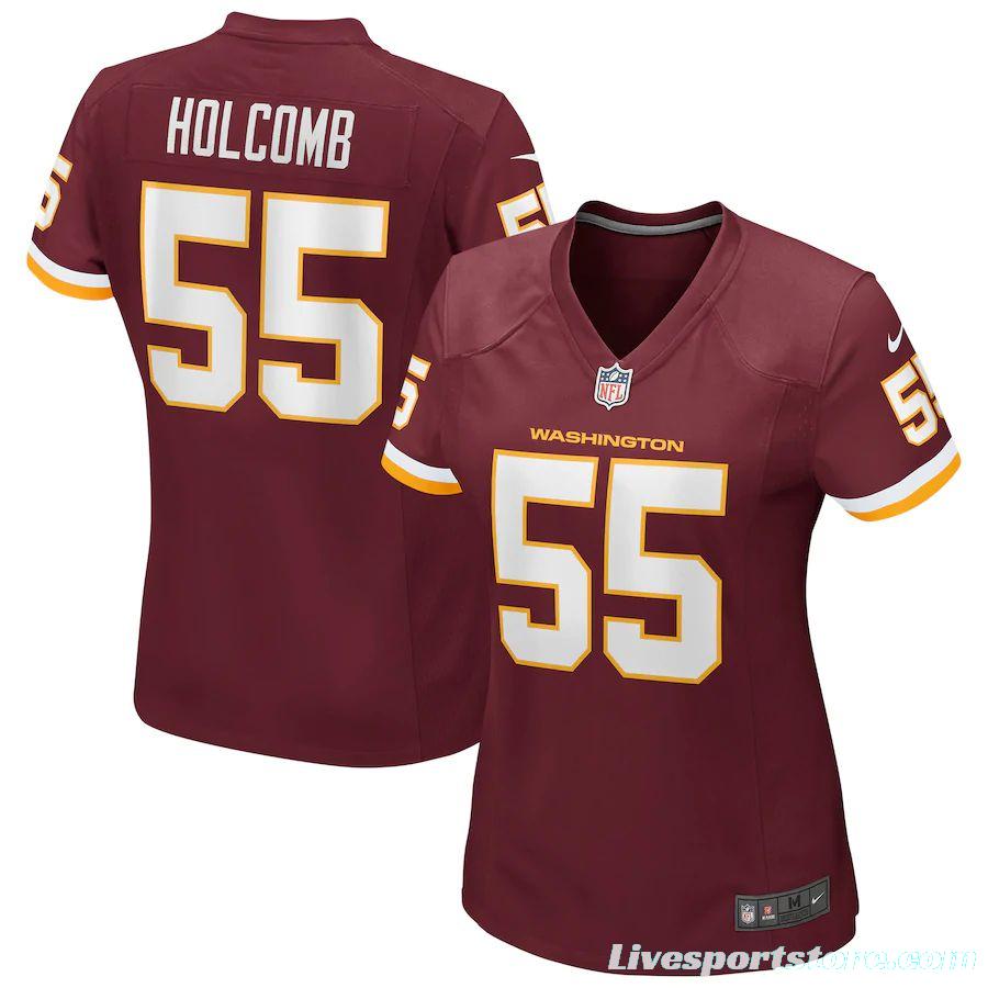 Women's Cole Holcomb Burgundy Player Limited Team Jersey