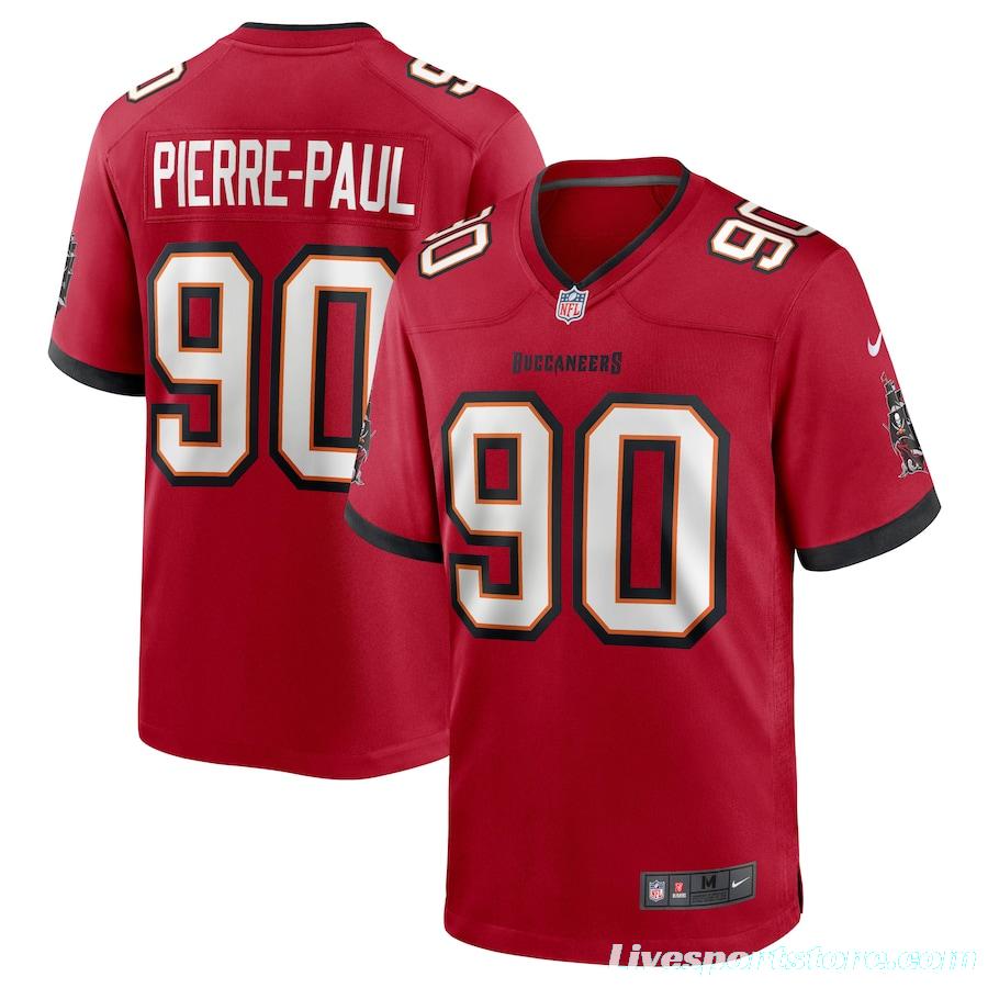 Men's Jason Pierre-Paul Red Player Limited Team Jersey