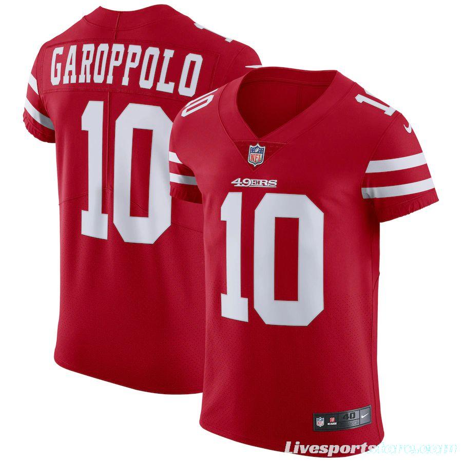 Men's Jimmy Garoppolo Scarlet Vapor Untouchable Player Elite Team Jersey